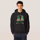Happy Herfst Y'all Grappig Leopard Pompoen Herfst  Hoodie (Voorkant volledig)
