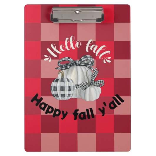 Happy Herfst Y'all Klembord (Voorkant)