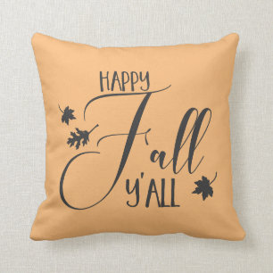 Happy Herfst Y'all Kussen