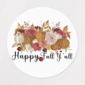 Happy Herfst Y'all Labels (Design 2)