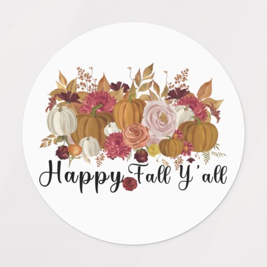 Happy Herfst Y'all Labels (Design 1)