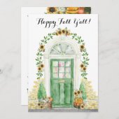 Happy Herfst Y'all New Home Aankondiging (Voorkant / Achterkant)