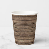 Happy Herfst Y'all Oranje pompoen op Planks Patter Papieren Bekers (Achterkant)