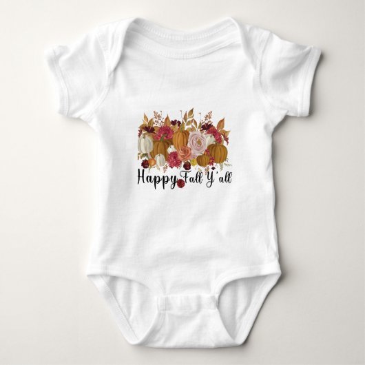 Happy Herfst Y'all Romper (Voorkant)