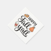 Happy Herfst Y'all Servet (Hoek)