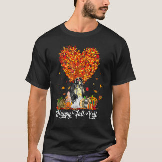 Happy Herfst Y'all Shih Tzu Autumn Pumpkins 1 T-shirt