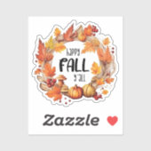 Happy Herfst Y'all Sticker (Vel)