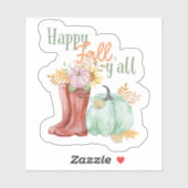 Happy Herfst Y'all Sticker (Vel)