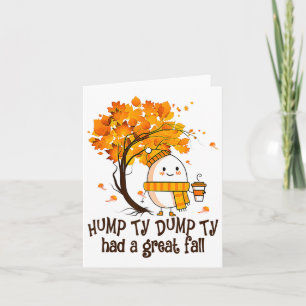 Happy Herfst Yall Thanksgiving Humpty Dumpty had e Kaart