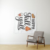 Happy Herfst Y'all Wandkleed (In Situ (horizontaal))