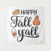 Happy Herfst Y'all Wandkleed (Voorkant)