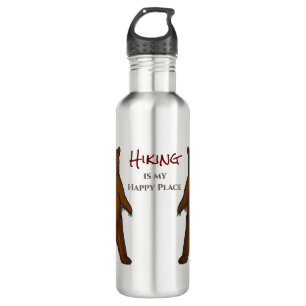 Happy Hiking Outdoor Wildlife Grizzly Beer Waterfles