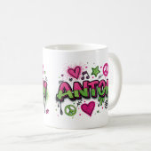 Happy Hippie Anton 1 Koffiemok (Voorkant rechts)