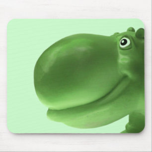 Happy Hippo Green Muismat