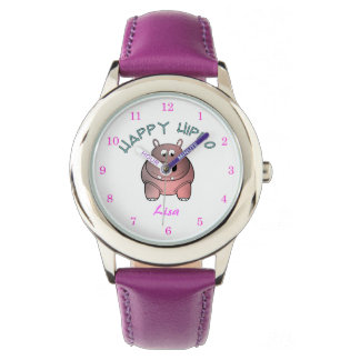 Happy Hippo Kind horloge
