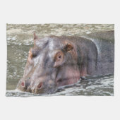 Happy Hippo Theedoek (Horizontaal)