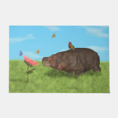 Happy Hippo, ventilator, Butterflies Deurmat (Voorkant)