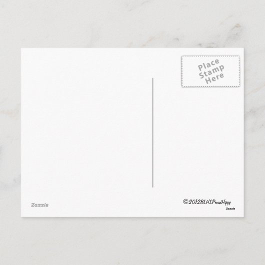 Happy Hippy Christmas Briefkaart. Feestdagenkaart (Achterkant)