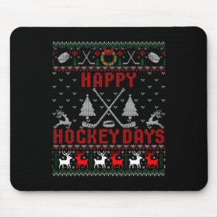 Happy Hockey Dagen Leuke Lelijke Kerstmis Muismat