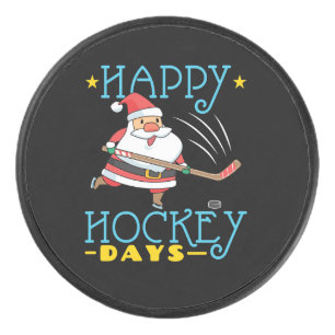 Happy Hockey Days Kerstkerstkerstkerstkerstkerstke Hockey Puck