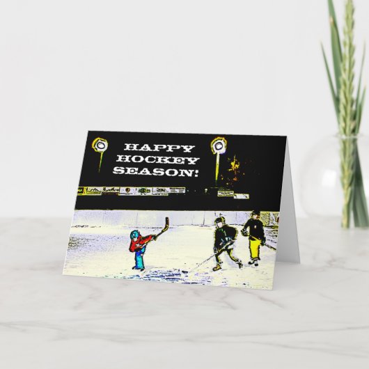 Happy Hockey-seizoen Kaart (Voorkant)