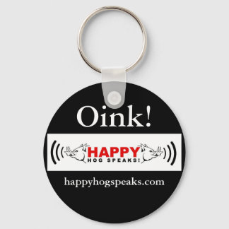 Happy Hog Speaks! Kopie, Oink!, happyhogspeaks.com Sleutelhanger