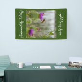 Happy Hogmanay Auld Lang Syne Thistle Spandoek (Beurs)