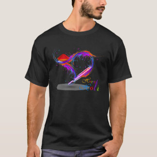 Happy Holi 2022 India Colors Spring Festival Heart T-shirt