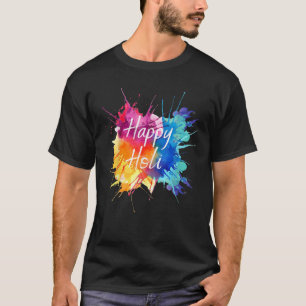 Happy Holi 2022 Indische feestkleur India Hi T-shirt
