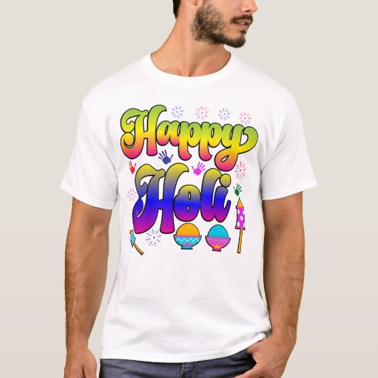 Happy Holi Festival 2023 T-shirt (Devant)