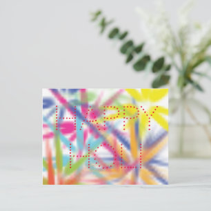 Happy Holi, festival van kleuren, holi hai Briefkaart