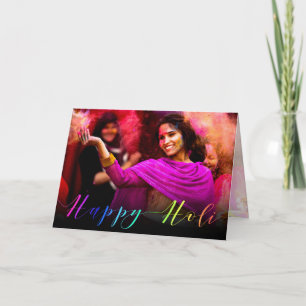 Happy Holi Hai Photo Typographie - Carte de voeux