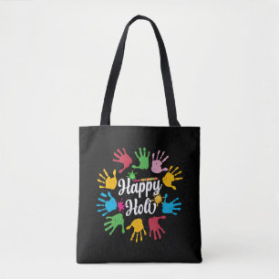 Happy Holi Handen Hindu Holi Festival Gifts Draagtas
