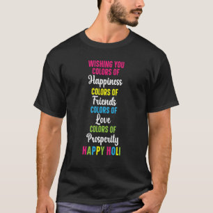 Happy Holi Hinduism Hindu Buddhist Holi Festival T-shirt