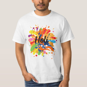 Happy Holi T-shirt Festival van Colors T-shirt