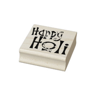 HAPPY HOLI! - Uw beste wensen voor iedereen Rubberstempel
