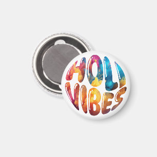 Happy Holi Vibes Handen Hindu Holi Festival Gifts Magneet