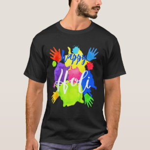 Happy Holi voor Kids Jongens Peuter Meisjes India  T-shirt