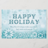 Happy Holiday Briefpapier (Voorkant)