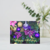 Happy Holiday_ Feestdagenkaart (Staand voorkant)