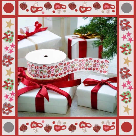 Happy Holiday-ontwerp Grosgrain Lint