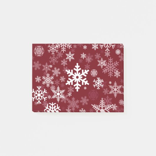 Happy Holiday Snowflakes-ontwerp voor iedereen Post-it® Notes (Voorkant)