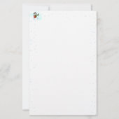Happy Holiday Snowman Briefpapier (Voorkant)