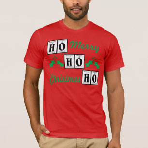Happy Holiday, vrolijk kerstfeest. T-shirt