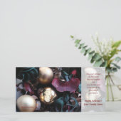 Happy Holidays Carte photo (2) - Utiliser votre ph (Debout devant)