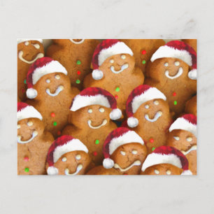 Happy Holidays Christmas Cookies Postcard Feestdagenkaart