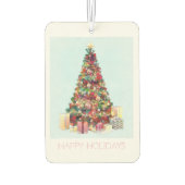 Happy Holidays. Christmas Tree Luchtverfrisser (Achterkant)