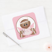 Happy Holidays en pain d'épice Ange autocollant (Enveloppe)