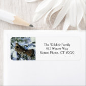 Happy Holidays Enveloppes Mailing Sticker (En situation)