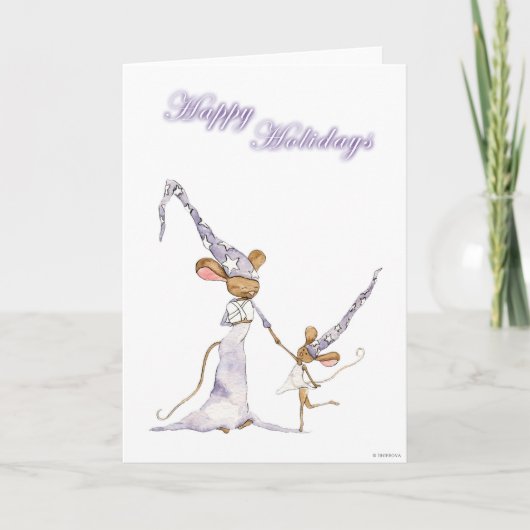 Happy Holidays Feestdagen Kaart (Voorkant)